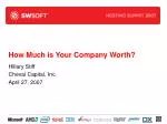 Understanding Company Valuation: Insights from Cheval Capital, Inc. - slide 1