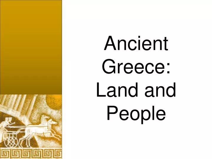 ancient greece land and people