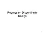 Regression Discontinuity Design - slide 1