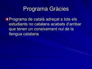 programa gr cies