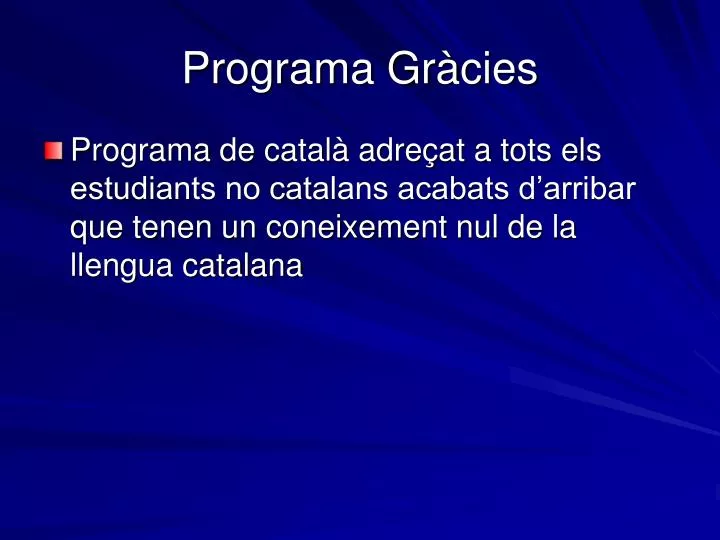 programa gr cies