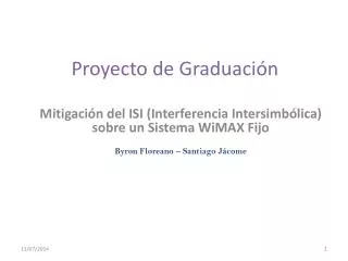 proyecto de graduaci n