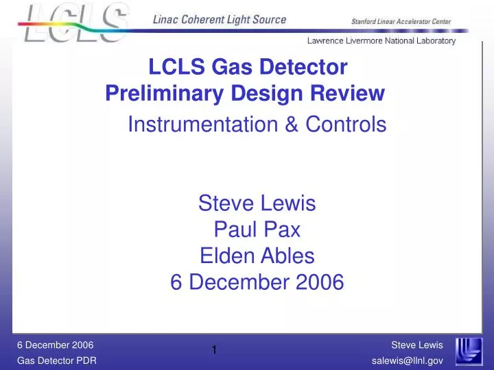 instrumentation controls steve lewis paul pax elden ables 6 december 2006
