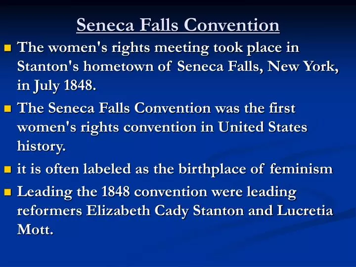 seneca falls convention