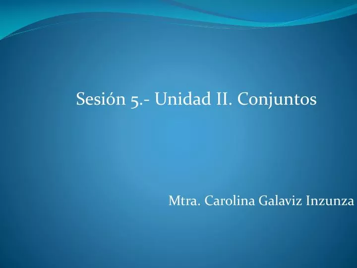 sesi n 5 unidad ii conjuntos