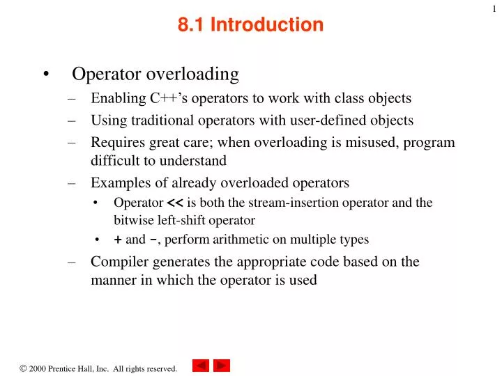 Introduction to Operator Overloading in C++ - ppt download