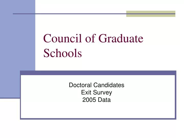 council of graduate schools