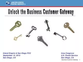 Unlock the Business Customer Gateway