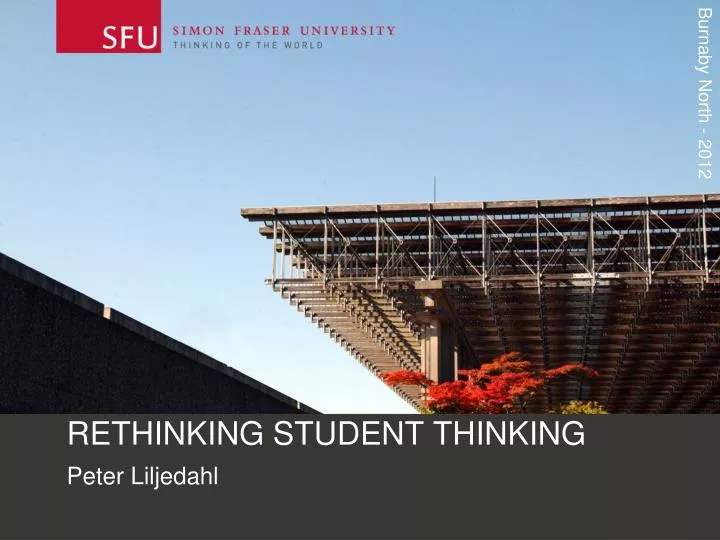 rethinking student thinking