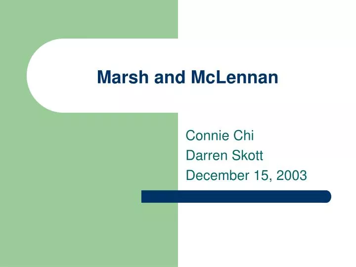 marsh and mclennan