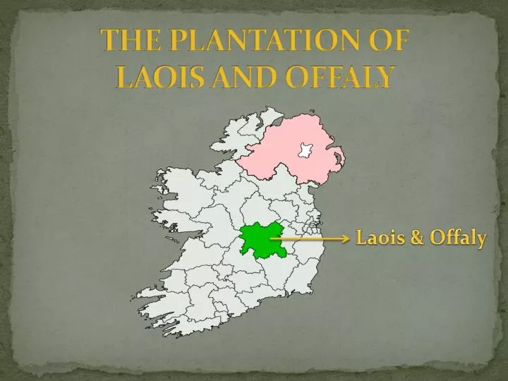 the plantation of laois and offaly