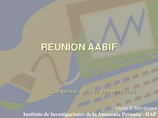 REUNIÓN AABIF