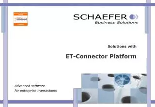 Solutions with ET-Connector Platform