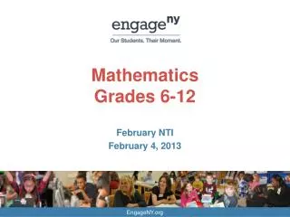 Mathematics Grades 6-12