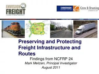 Preserving and Protecting Freight Infrastructure and Routes