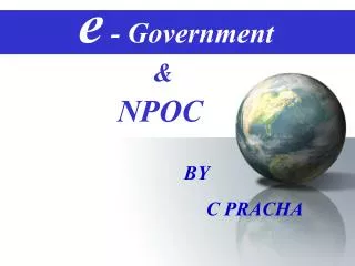 e government
