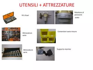 utensili attrezzature