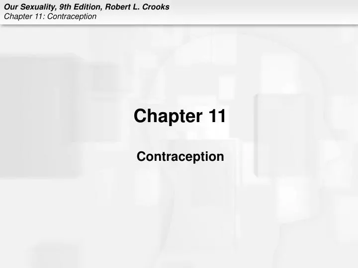 chapter 11 contraception
