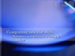 Computing and the Web - slide 1