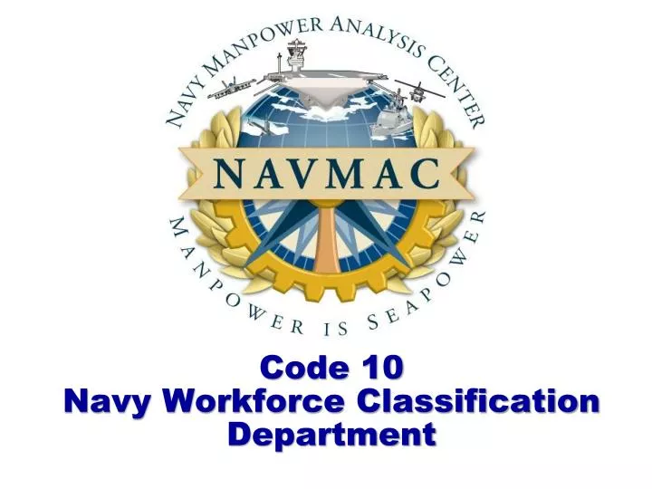code 10 navy workforce classification department