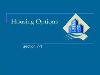 Housing Options