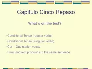 cap tulo cinco repaso