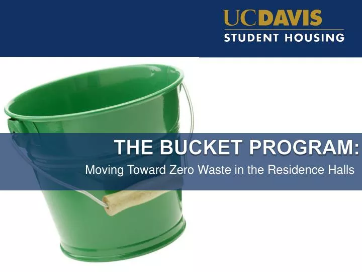 the bucket program