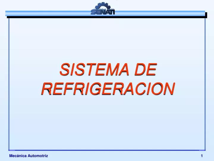 sistema de refrigeracion