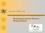 Action Plan for Monitoring System: Enhancing THPF's Healthy Communities Program - slide 1