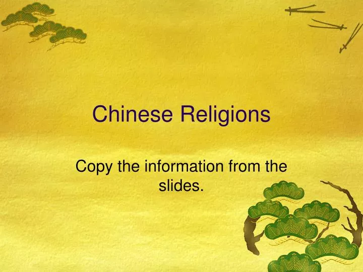 chinese religions