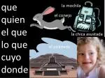 que quien el que lo que cuyo donde - slide 1