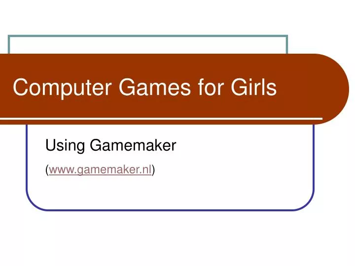 computer games for girls