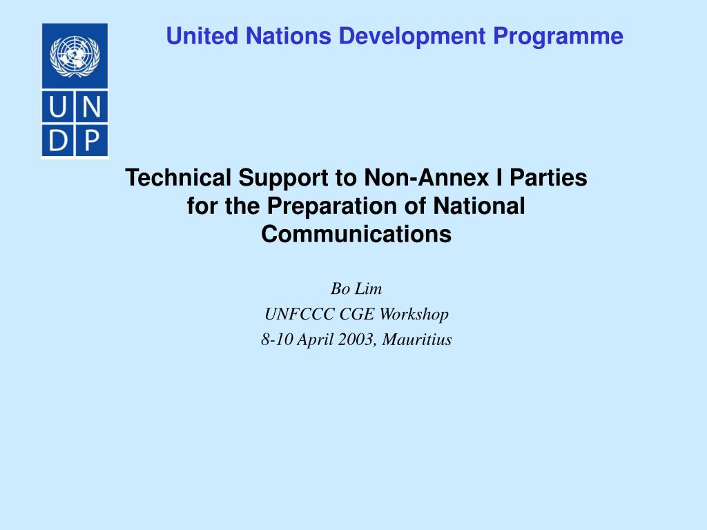 PPT - United Nations Development Programme PowerPoint Presentation ...