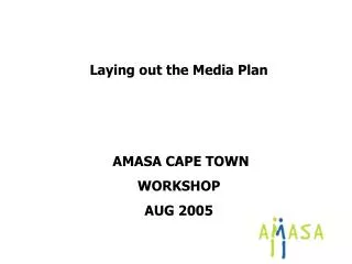Laying out the Media Plan