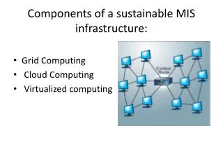 Components of a sustainable MIS infrastructure: