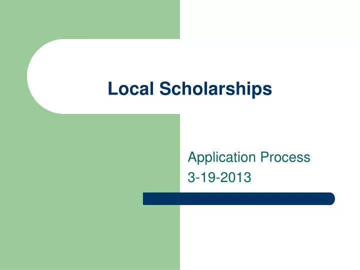 local scholarships