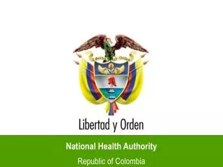 National Health Authority Republic of Colombia