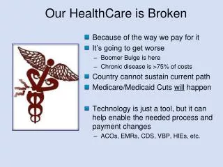 Our HealthCare is Broken
