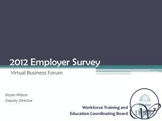 2012 Employer Survey