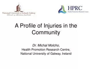A Profile of Injuries in the Community