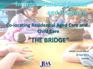 Intergenerational Spaces and Programs