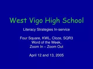 West Vigo High School