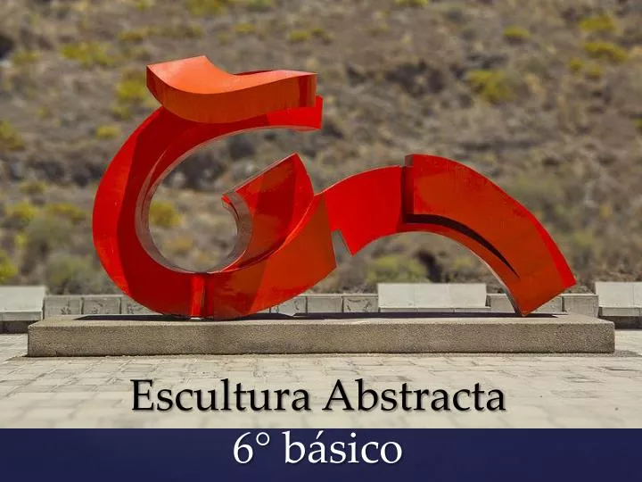 escultura abstracta 6 b sico