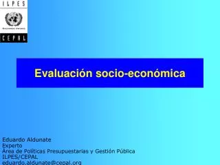 evaluaci n socio econ mica