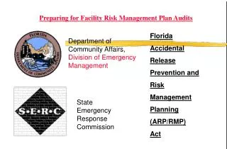 Florida Accidental Release Prevention and Risk Management Planning (ARP/RMP) Act