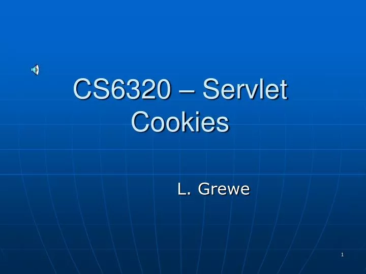 cs6320 servlet cookies