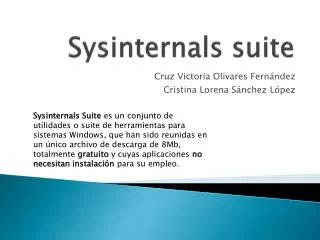 sysinternals suite