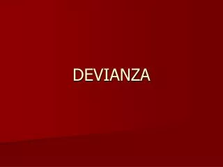 devianza
