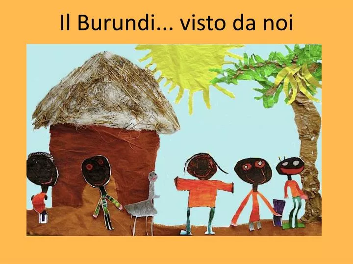 il burundi visto da noi