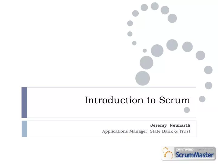 introduction to scrum